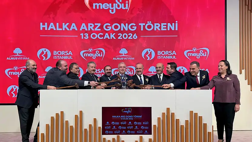 Meysu Gıda, borsadaki ilk gününde tavan yaptı