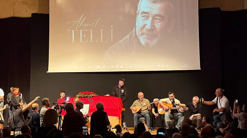 Şair Ahmet Telli için cenaze töreni düzenlendi