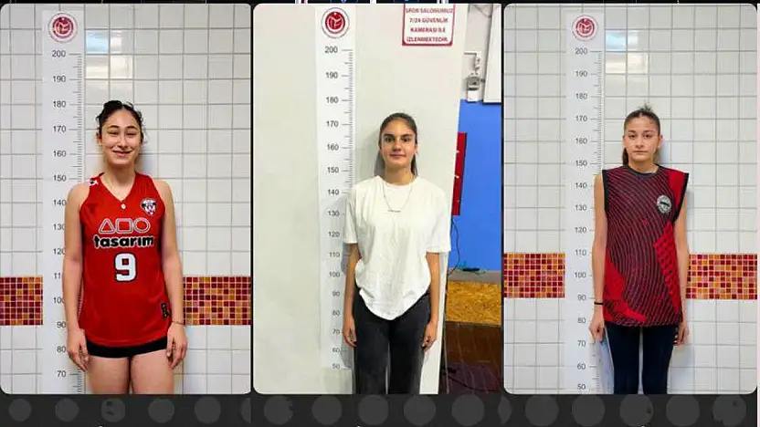 Voleybolcular Ayşenur, Ecrin ve Asel Sümeyye Milli Takım Gelişim Kampına davet edildi