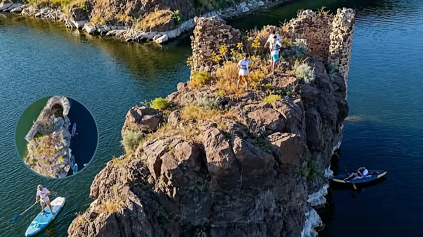 Yamula'nın ortasında tarih ve adrenalin: Yuvalı Kalesi'nde su sporları