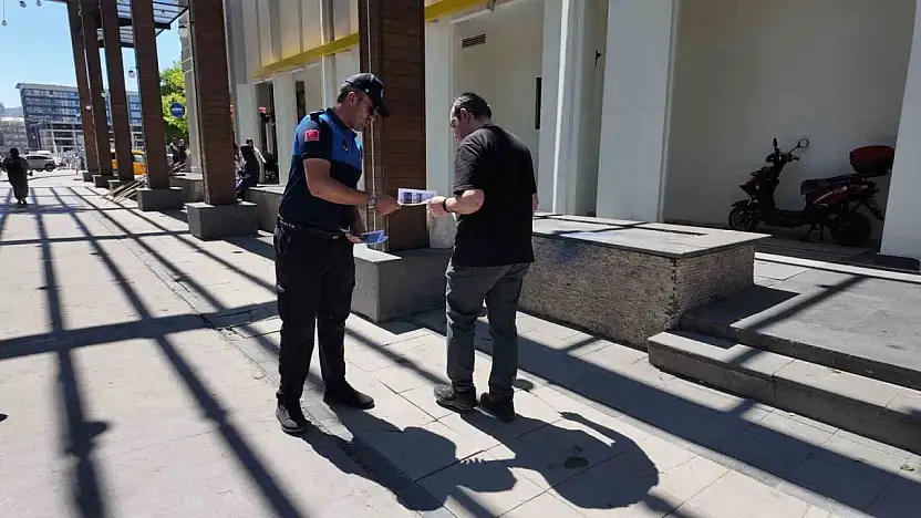 Kayseri'de zabıtadan çevre duyarlılığı çalışması