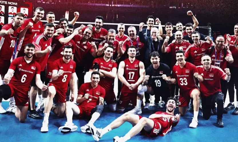 A Milli Erkek Voleybol Takımı, tarihinde ilk kez Milletler Ligi'nde çeyrek finalde