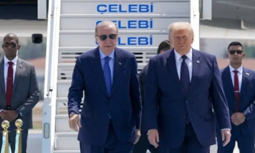 ABD Başkanı Trump Ankara'da: Cumhurbaşkanı Erdoğan karşıladı