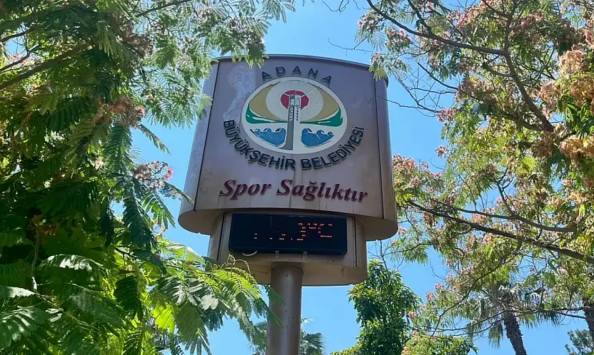Adana'da 39 dereceyi gören sıcaklık termometreyi bozdu