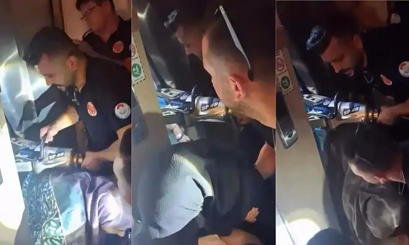 Asansörde mahsur kalan 9 kişi operasyonla kurtarıldı