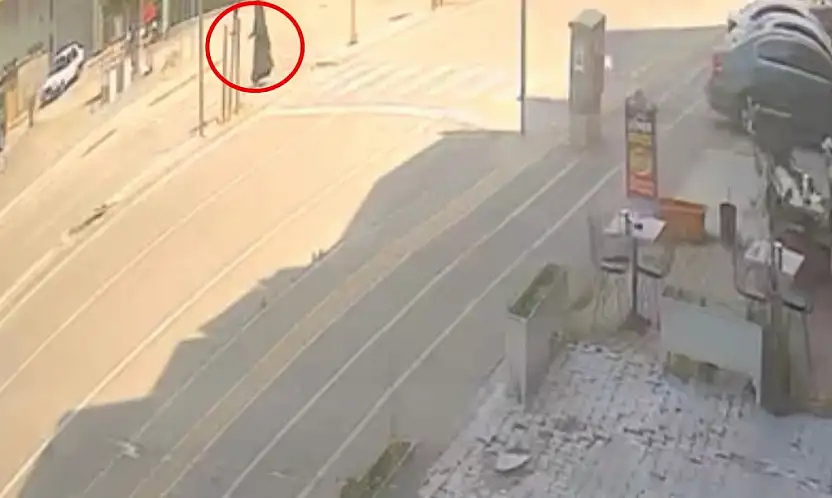 Bursa'da yaya geçidinde dehşet anları