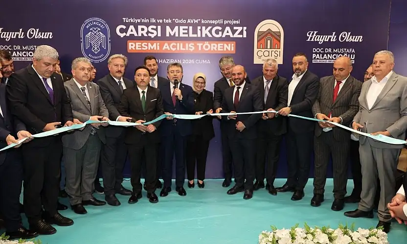 Çarşı Melikgazi'nin resmi açılışı Bakan Yumaklı'nın katılımıyla yapıldı