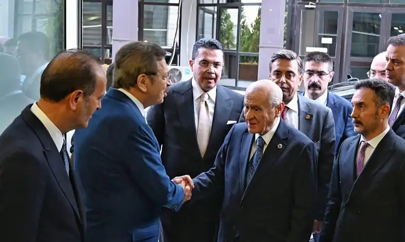 Hisarcıklıoğlu, Bahçeli ile bir araya geldi