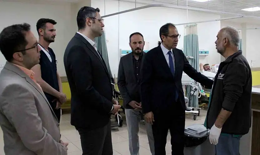 İl Sağlık Müdürü Erşan'dan Kayseri Devlet Hastanesi'nde inceleme