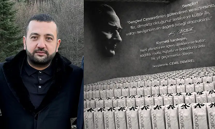 İş İnsanı Demirel, çocukların içini kışlık mont hediyesiyle ısıttı