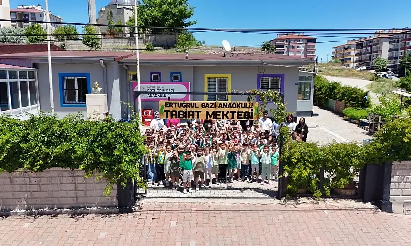 Kayseri'de eğitimde fark yaratan proje: Tabiat Mektebi