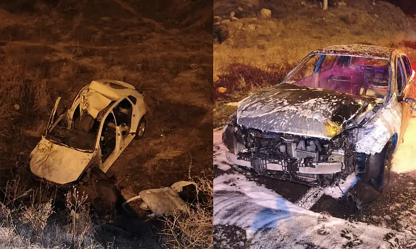 Kayseri'de iki otomobil çarpıştı: 2 yaralı