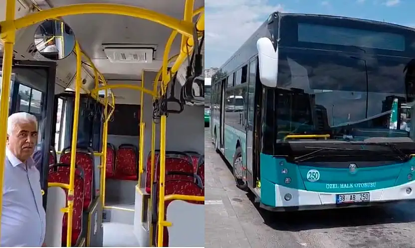 Kayseri'de özel halk otobüslerinin tamamı klimalı oluyor