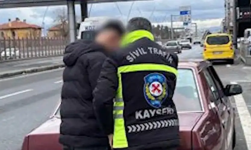 Kayseri'de yüksek ses ve tehlikeli sürüşe ceza yağdı