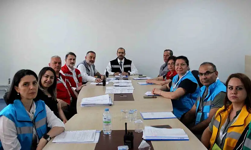 Kayseri Devlet Hastanesi'nde eş zamanlı tatbikat