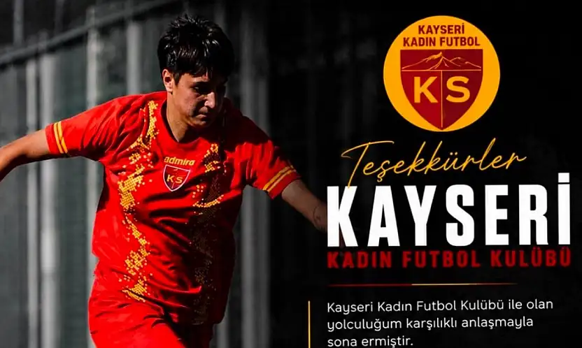 Kayserili futbolcu Zeynep Bilir, Kayseri Kadın FK'dan ayrıldı