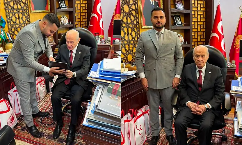 Kayserili İş İnsanı Yıldız, projelerini MHP Lideri Bahçeli'ye anlattı