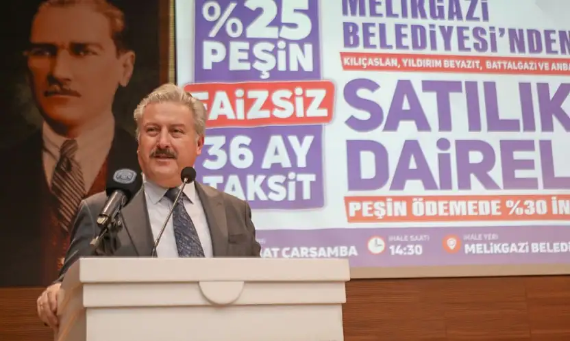 Melikgazi'de 23 daire ihale ile satıldı