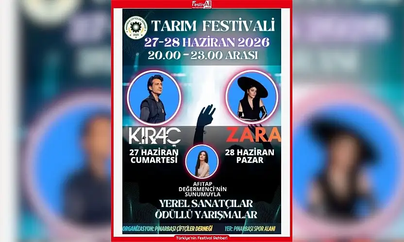Pınarbaşı'nda tarım ve eğlence buluşuyor