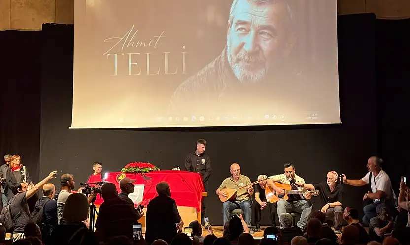 Şair Ahmet Telli için cenaze töreni düzenlendi