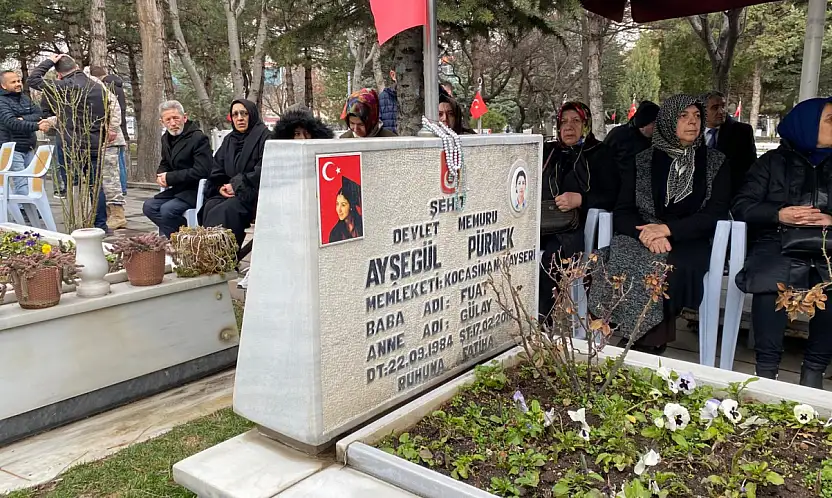 Şehit Ayşegül Pürnek Kayseri'de dualarla anıldı
