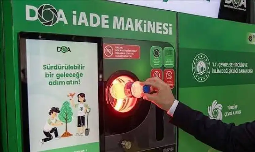 Sıfır atık makinelerine yoğun ilgi! DOA sistemi kısa sürede milyonları geçti