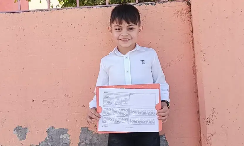 SMA'yı yenen Melih Eymen, 2'nci sınıfı başarıyla tamamladı