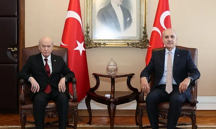 TBMM Başkanı Kurtulmuş'tan Bahçeli'ye ziyaret