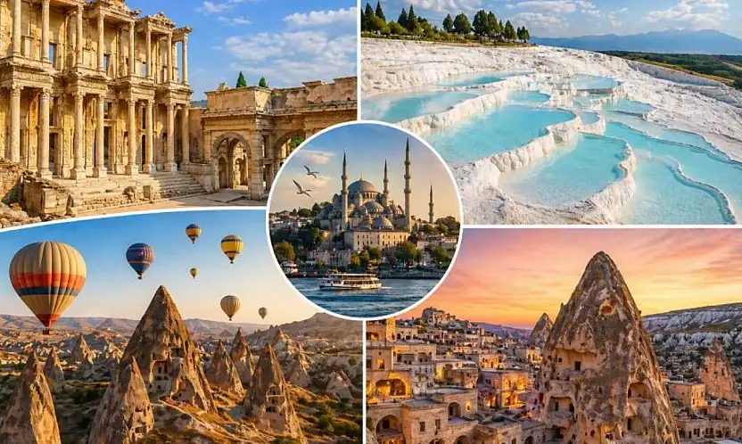 Türkiye'nin en çok ziyaret edilen turizm destinasyonları