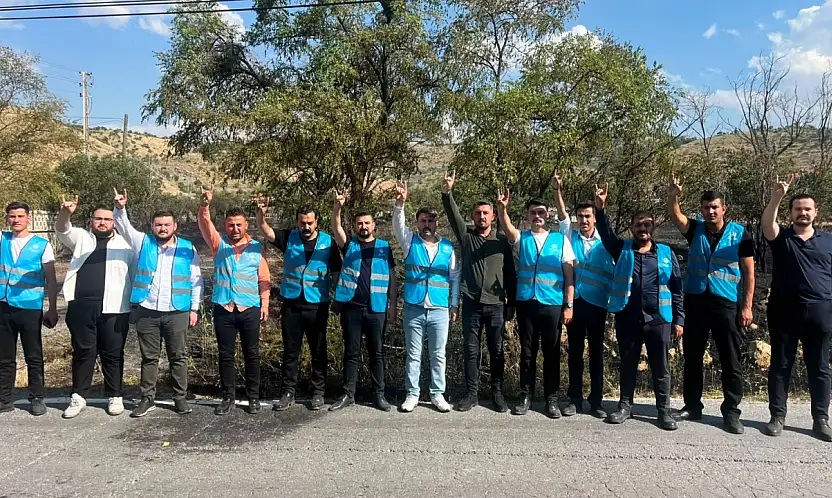 Ülkü Ocakları Kayseri İl Başkanlığı, Eğribucak'taki yangında sahadaydı