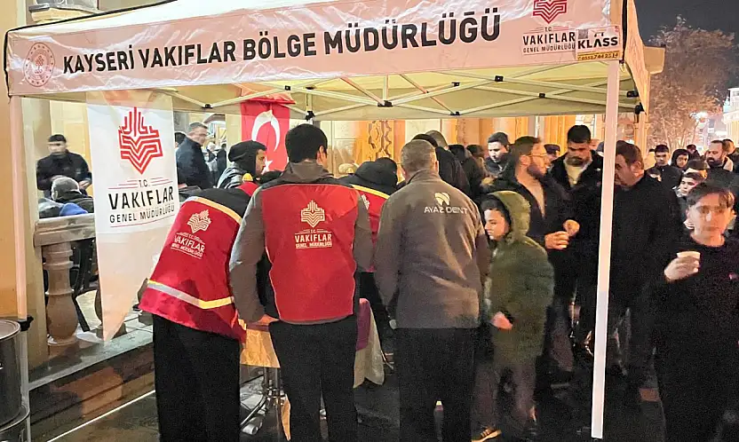 Vakıflar Bölge Müdürlüğü'nün iftar noktaları belli oldu