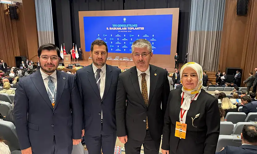 Vekil Çopuroğlu, AK Parti Genişletilmiş İl Başkanları Toplantısı'na katıldı