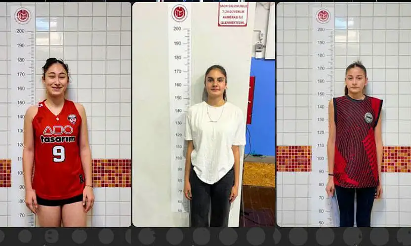 Voleybolcular Ayşenur, Ecrin ve Asel Sümeyye Milli Takım Gelişim Kampına davet edildi