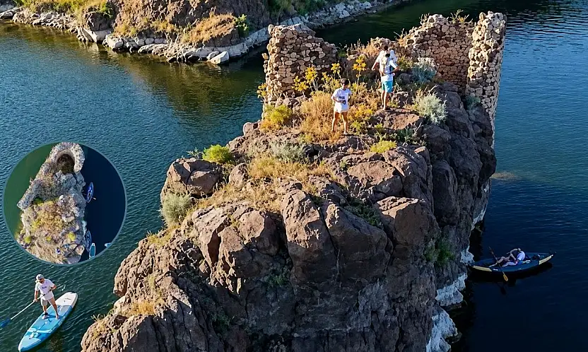 Yamula'nın ortasında tarih ve adrenalin: Yuvalı Kalesi'nde su sporları